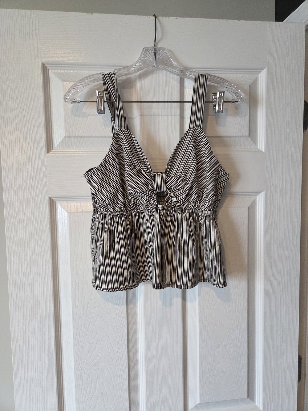 Montaeu Striped Black and White Top